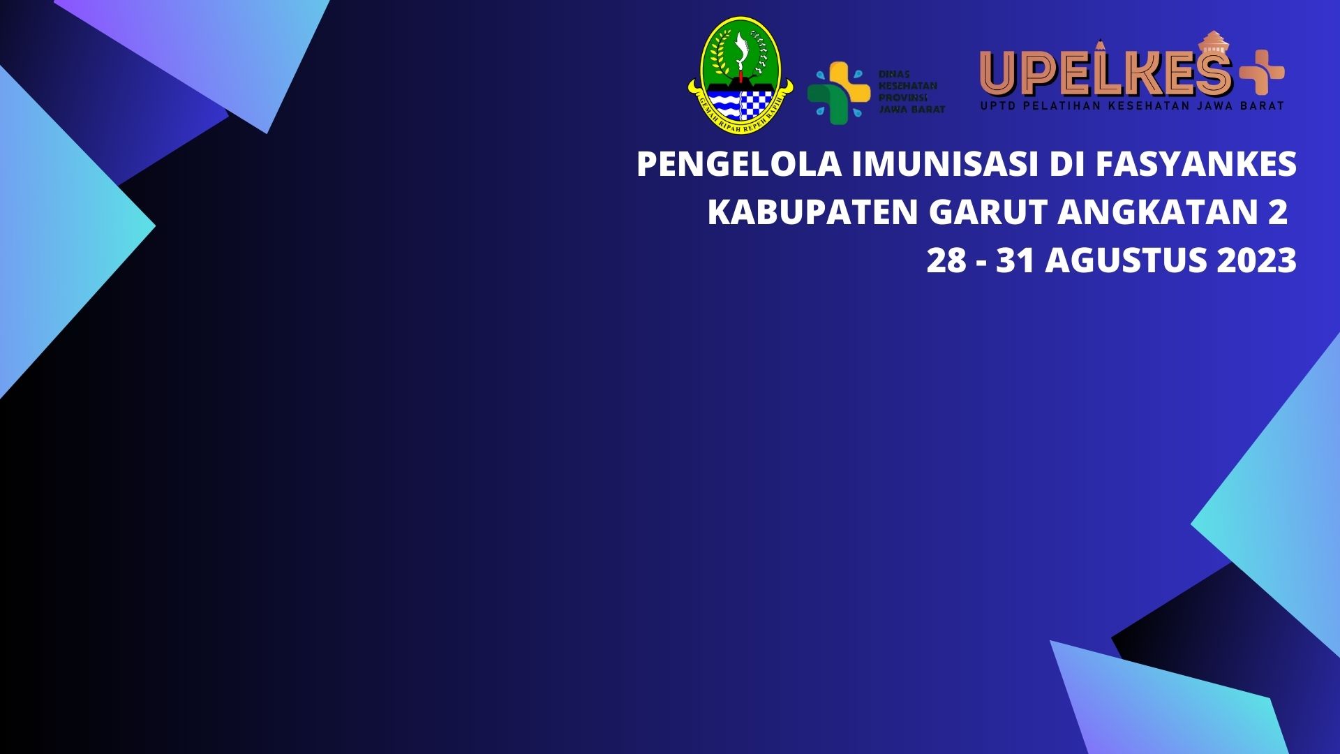 Pelatihan Tenaga Imunisasi Bagi Pengelola Program Di FASYANKES Dinas Kesehatan Kabupaten Garut Angkatan 2